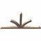 Ekena Millwork Richland Smooth Timber Gable Bracket, Douglas Fir, 72"W x 36"H x 3 1/2"D x 3 1/2"F, 12/12 Pitch GBW072X36X0404RIC00SDF - alternate 4